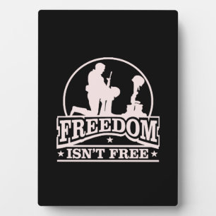 Isn't Free Memorial Day Plaque