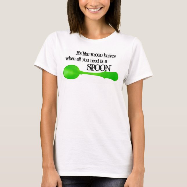 Isn't it Ironic Spoon Shirt green (Front)