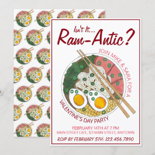 Isn't It Ram-antic (Romantic) Valentine's Day Invitation