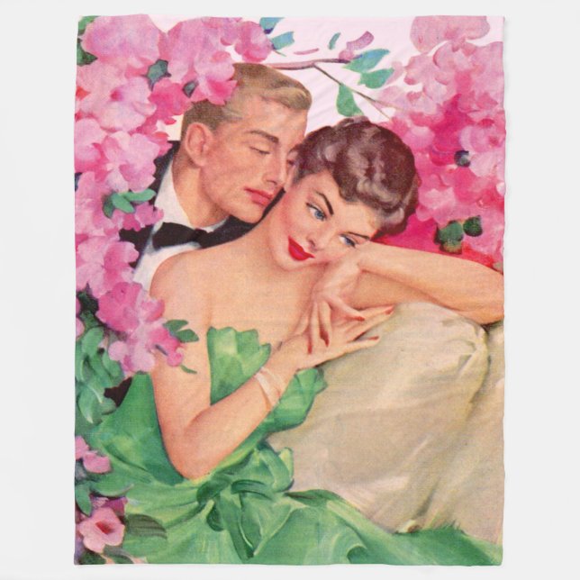 Isn't It Romantic Fleece Blanket (Front)
