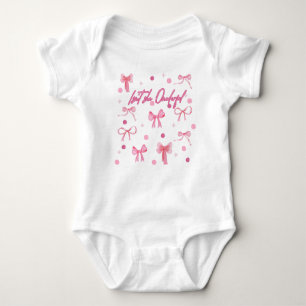 Isn't she onederful first birthday outfit baby bodysuit