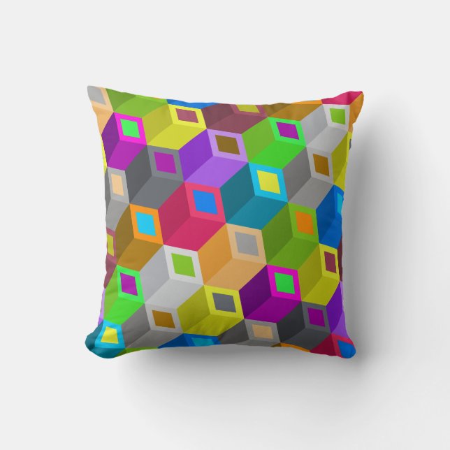 Iso City Blocks Cushion (Front)