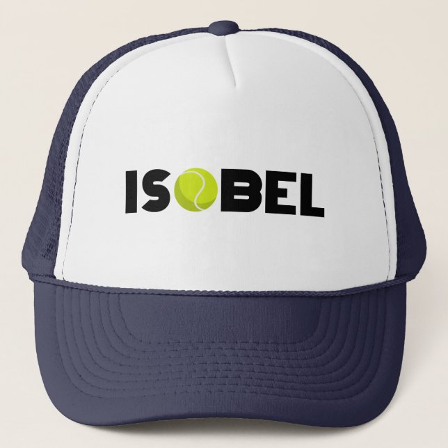 Isobel Tennis Trucker Hat (Front)