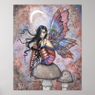 Isobel the Introvert Fairy Fantasy Art Print