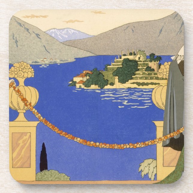Isola Bella, evening dresses designed by Redfern, Coaster (Front)