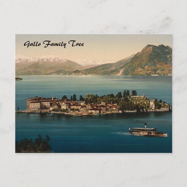 Isola Bella III, Lake Maggiore, Piedmont, Italy Postcard (Front)
