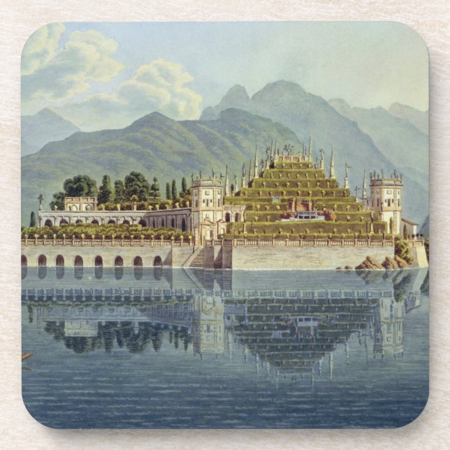 Isola Bella, Lake Maggiore: the terraced gardens, Coaster (Front)