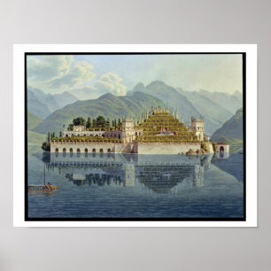Isola Bella, Lake Maggiore: the terraced gardens, Poster