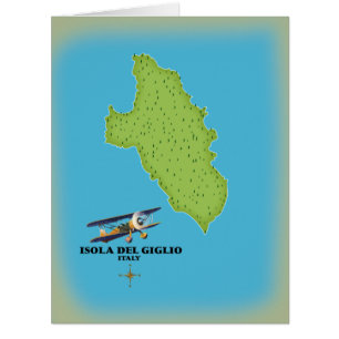 Isola del Giglio Italy map