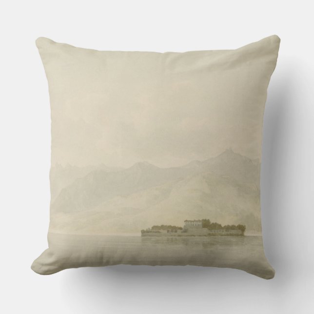 Isola Madre, Lago Maggiore, c.1781 (w/c over graph Cushion (Front)