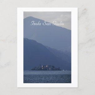 Isola San Giulio, Lake Orta, Italy Postcard
