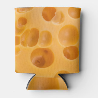 Isolated cheese piece, lovely design can cooler