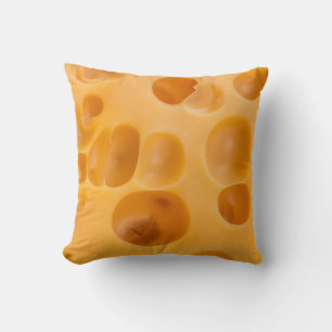 Isolated cheese piece, lovely design cushion