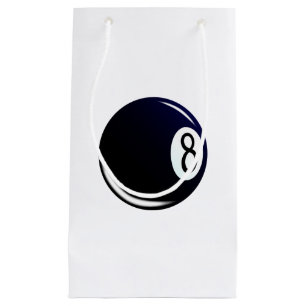 Isolated Eight Ball Small Gift Bag