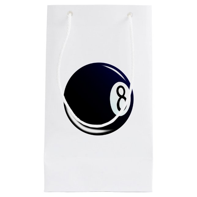 Isolated Eight Ball Small Gift Bag (Front)