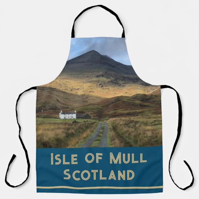 Isolated Farmhouse on the Isle of Mull, Scotland Apron (Front)