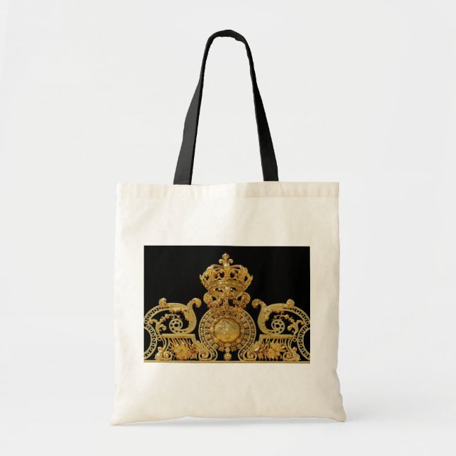 Isolated Golden gate of Versailles castle - France Tote Bag (Front)