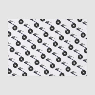 Isolated Record Note Tissue Paper