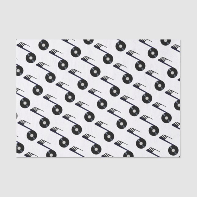 Isolated Record Note Tissue Paper (Front)