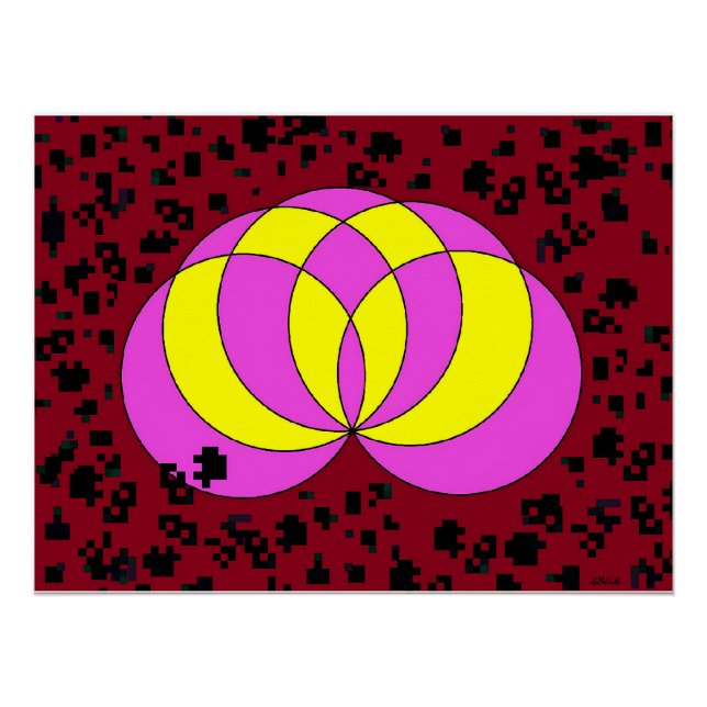 Isolated Spiralina Field Poster (Front)