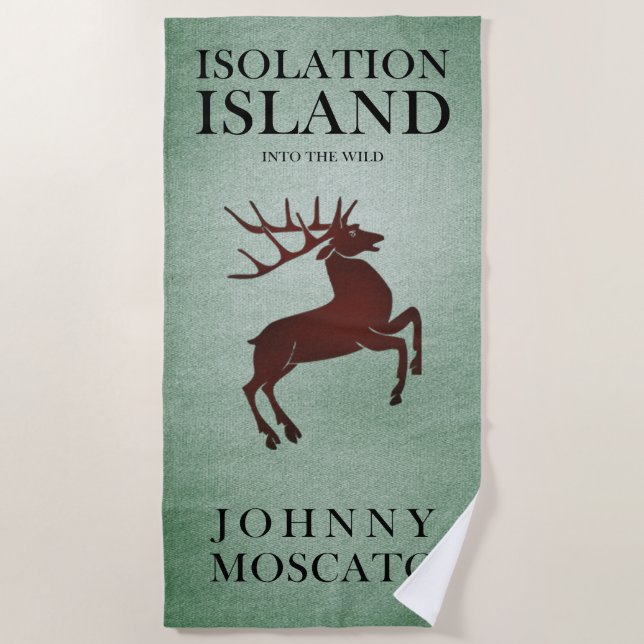 Isolation Island Deer Beach Towel (Front)