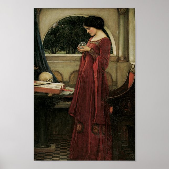 Isolde and Crystal Ball 1902 Poster (Front)