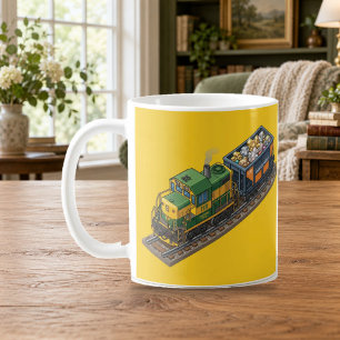 Isometric Ore Express Train Tycoon Mug