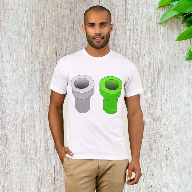 Isometric Pipes Mens T-Shirt (Creator Uploaded)