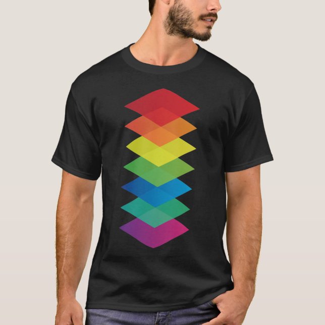 Isometric Rainbow T-Shirt (Front)