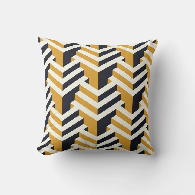 Isometric Seamless Patternart,deco,pattern,seamles Cushion (Front)