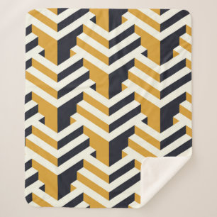 Isometric Seamless Patternart,deco,pattern,seamles Sherpa Blanket