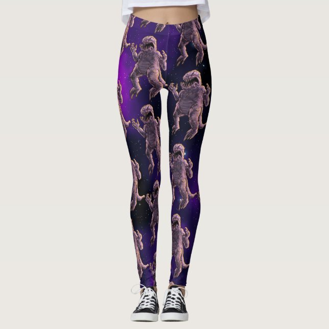 ISOR, The Outer Space Monster leggings (Front)