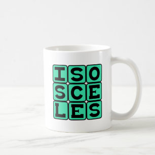 Isosceles, Type of Triangle Coffee Mug