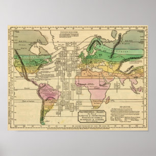 Isothermal chart, productions poster