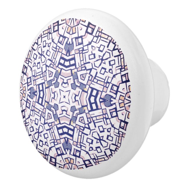 Isotoxal Star Ceramic Knob (Right)