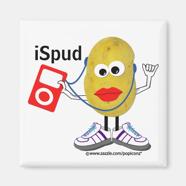'ispud' humourous parody Magnet (Front)
