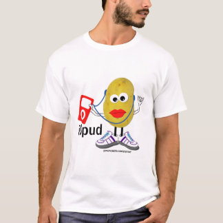 'ispud' humourous parody t shirt