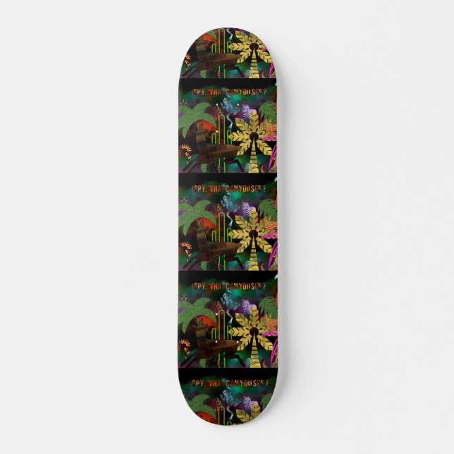 ISPY: TOTALLY WILD THINGS. SKATEBOARD (Front)