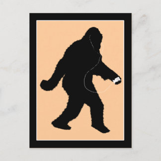 iSquatch (Change Background Colour) Postcard