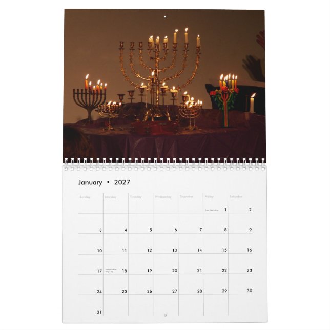 Israel and Jewish Feast and Seasons Calendar (Jan 2027)
