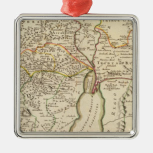 Israel and Palestine Metal Tree Decoration