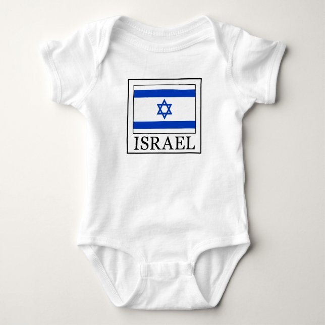 Israel Baby Bodysuit (Front)