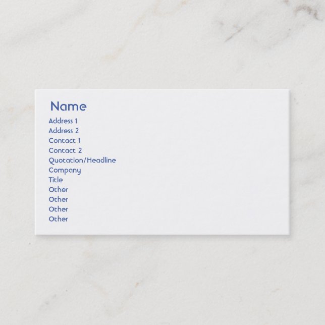 Israel - Business Business Card (Front)