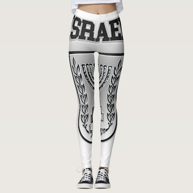 Israel Coat of Arms Leggings (Front)