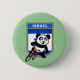 Israel Cycling Panda 6 Cm Round Badge