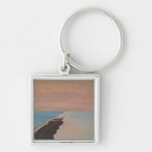 Israel, Dead Sea, Ein Bokek, Dead Sea, dusk 2 Key Ring