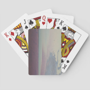 Israel, Dead Sea, Ein Bokek, Dead Sea, dusk Playing Cards