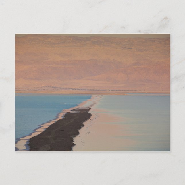 Israel, Dead Sea, Ein Bokek, Dead Sea, dusk Postcard (Front)