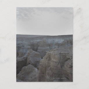 Israel, Dead Sea, rock formations Postcard