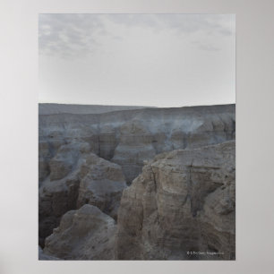 Israel, Dead Sea, rock formations Poster